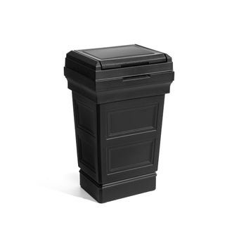 Atherton Trash Container™ - Onyx Black