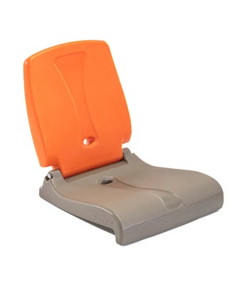 Flip Seat Brown & Orange