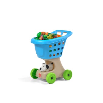 Little Helper's Shopping Cart - Blue classic grocery cart