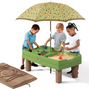 Naturally Playful™ Sand & Water Activity Center kids playing