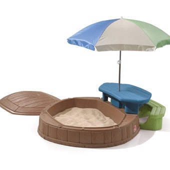 Naturally Playful™ Summertime Play Center™ filled with sand
