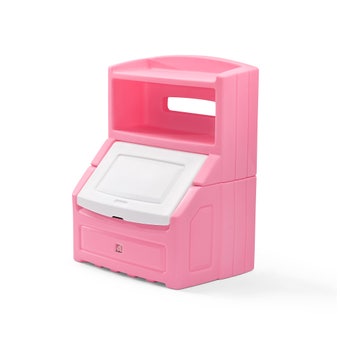 Lift & Hide Bookcase Storage Chest™ - Pink toy box